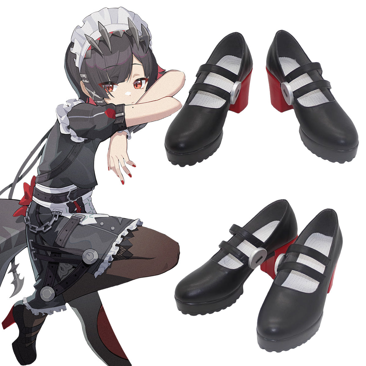 Zenless Zone Zero Victoria Housekeeping Ellen Cosplay Shoes Shoes/Boots - Tophatter Daily Deals